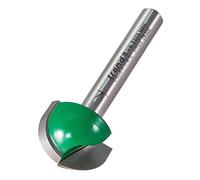 Trend CraftPro Fresa per cavetto, codolo 1/4 pollice, raggio 9,5 mm e diametro di taglio 19,1 mm, metallo duro (TCT), C056X1/4TC