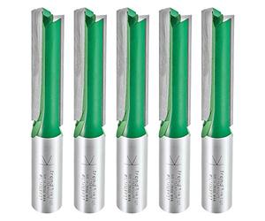 Trend CraftPro Fresa per Piani Cucina, Gambo 1/2 Pollice, Diametro Taglio 12,7mm e Lunghezza Taglio 50mm, Confezione da 5, metallo duro (TCT), CR/KFP/5