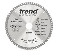 Trend CSB/21072 - Lama per sega circolare Craft Pro, 210 mm, diametro 210 mm, denti 72
