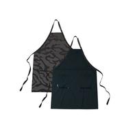Trend-Design Grembiule Colorazione Nano Unicolore Nero 83 x 92 cm