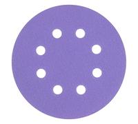 Trend Dischi Abrasivi 125 mm per Levigatrici Orbitali, Grani 60/120/240, Pack da 6, Film Abrasivo Multigrana per Legno e Vernice, AB/125/M6