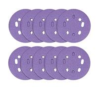 Trend Dischi abrasivi Zirconium 125mm Random Orbit 60 grana, AB/125/60Z, Confezione da 10