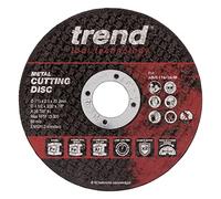 Trend Disco da taglio per metalli per smerigliatrice angolare, diametro 115 m, taglio sottile 2,5 mm, AD/C115/25/M, Confezione da 10