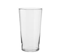 TREND FOR HOME Vaso Alto da Interno Conico in Vetro Trasparente - Centrotavola Decorativo per Fiori - A: 25 cm, Ø 14 cm - Alyssa