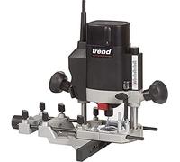 Trend Fresa a immersione 1000 W 8 mm a velocità variabile 230 V EU, fresa a immersione leggera ad alte prestazioni, perfetta per il taglio di cerniere, T5EB/MK2/EURO