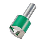 Trend CraftPro Fresa Dritta a Due Taglienti, Gambo 1/2 Pollice, Diametro di Taglio 30mm e Lunghezza di Taglio 25mm, metallo duro (TCT), C033JX1/2TC