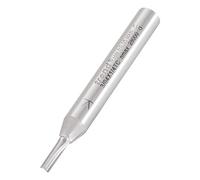 Trend Fresa Dritta 2 Taglienti Ø2,5 mm, Codolo 1/4" TCT | Tagli dritti puliti su legno e laminati, inserti in carburo di tungsteno, Ø2,5 mm, codolo 1/4" TCT