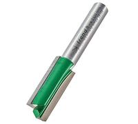 Trend Fresa dritta 2 taglienti TCT, codolo 1/4, 10x25mm | Taglio dritto preciso e pulito con inserti in carburo di tungsteno; 10x25mm, C016CX1/4TC