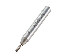 Trend CraftPro C001CX1/4TC - Punta per fresa dritta a due scanalature, gambo da 1/4", diametro di taglio 2 mm e lunghezza di taglio 5 mm, punta in carburo di tungsteno, C001CX1/4TC