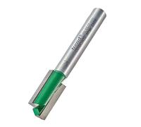 Trend CraftPro Fresa Dritta a Due Taglienti, Codolo 1/4 Pollice, Diametro di Taglio 10mm e Lunghezza di Taglio 19.1mm, metallo duro (TCT), C016X1/4TC