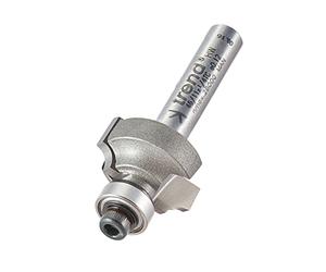 Trend Fresa ovolo con cuscinetti, raggio 3,2 mm, gambo 1/4, diam. 19 mm | Per bordi ovolo regolari: 2 cuscinetti, TCT, raggio 3,2 mm, diam. taglio 19 mm, gambo 1/4, 46/11X1/4TC