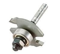Trend Fresa per biscotti guidata con cuscinetto, gambo 1/4, 4 mm
