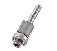 Trend Fresa per rifilare con cuscinetto guidato Professionale, gambo 1/4 pollice, diametro di taglio 15,9mm, lunghezza di taglio 13mm, metallo duro (TCT), T46/1X1/4TC