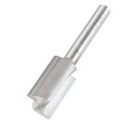 Trend Fresa a Due Taglienti Professionale, Codolo 1/4 Pollice, Diametro di Taglio 15mm, Lunghezza di Taglio 25mm, Metallo Duro (TCT), 4/1X1/4TC