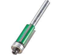 Trend CraftPro Fresa per rifilare a tre taglienti con cuscinetto, gambo 1/4 pollice, diametro di taglio 12,7mm, lunghezza di taglio 25mm, metallo duro (TCT), C205X1/4TC
