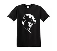 Trend Gear Biggie Smalls Maglietta da Uomo Notorious Big Hip Hop Rap Big Tee Top, T-Shirt Nera Stampa Bianca, XXL