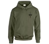 Trend Gear Felpa con cappuccio militare militare Royal Marines Commando Marine, Oliva, L