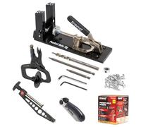 Trend Kit di falegnameria con fori tascabili, include maschera per fori tascabili, morsetto di allineamento, sega a filo e viti a foro tascabile, PH/JIG/SET1