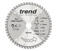 Lama circolare HM 165 x 1,6/1,0 x 20 mm, Z=52 small silver