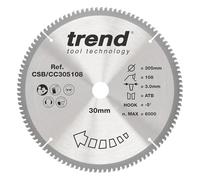 Trend Lama per sega a mitra 305mm, foro 30mm, 108T TCT extra-fine -5°
