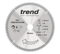 Trend Lama TCT 254mm 96 denti foro 30mm per Alu e Plastica
