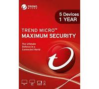Trend Micro Maximum Security 5 Devices 1 Year Key GLOBAL
