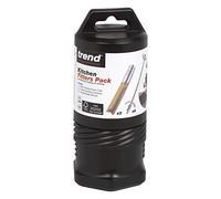 Trend Pacchetto per Installatori di Cucine con Frese per Piani di Lavoro a Due Taglienti Diritti, Bulloni di Collegamento e 10 x Biscotti No.20, BR/KFP/1