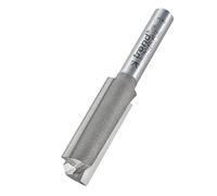 Trend Professionale Fresa Dritta a Due Taglienti, Codolo 1/4 Pollice, Diametro di Taglio 12mm, Lunghezza di Taglio 32mm, Metallo Duro (TCT), 3/74X1/4TC