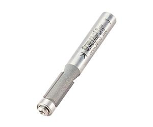 Trend Professionale Trimmer Guidato, Codolo 1/4 Pollice, Diametro 6,35mm, Lunghezza Taglio 12,7mm, Montato su Cuscinetti, Metallo Duro (TCT), 46/05X1/4TC