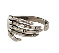 Trend Punk anello regolabile per donne uomini rock vintage scheletro anello mano loop gotico anelli per dita gioielli regalo durevole e bello