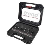 Trend Set 6 Frese Router TCT, Codolo 1/2", Carburo di Tungsteno