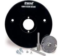 Trend Sistema di Subbase in Laminato Solido Completo con Perni di Allineamento e Cespuglio per Triton TRB001 e MOF001, GB/5/Q
