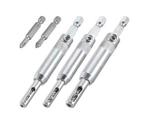 Trend Snappy set 5 guide per punte per viti No.6, 8 e 10 | Sistema a sgancio rapido per fori pilota precisi in viti No. 6, 8 e 10, 5 pezzi, SNAP/DBG/A