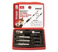 Trend Snappy Set di 4 Avvitatori Reversibili, Cambio Rapido e Controsvasatura Pilotata Efficiente, SNAP/FLIP/SET
