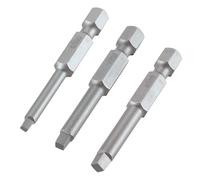 Trend Snap/SQ/123 Trend - Snappy Square Bit Mix Confezione Da 3 - Snap/SQ/123 - Argento