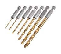 Trend Snappy Set di Punte Elicoidali Esagonali Metriche 7 Pezzi, Adatto per Metallo, Legno e Plastica, Snap/HD/Set