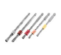 Trend Snappy Set di Punte per Muratura 5 Pezzi con Anelli di Profondità, metallo duro (TCT), Compatibile Centrotec, SNAP/MD2/SET