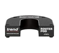 Trend Supporto Router Pod a U per banco, 155x175 mm | Mantiene il Router Pod in posizione verticale per sicurezza e facile da riporre sul banco. R/POD/A