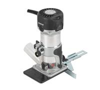 Trend T1 Fresatrice con base di rifilatura, pinza 8 mm, 710 W