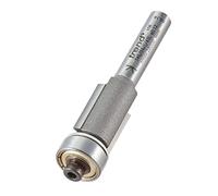 Trend T46/04X1/4TC Professionale 1/4 "Shank Bearing Guided Trimming Router Cutter Bit Diametro 12.7mm Lunghezza di Taglio 16mm Carburo di Tungsteno, Argento