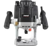 Trend T8 Fresatrice da Officina a Immersione Doppio Modo 12mm, Progettata per Uso Manuale e su Banco Fresatrice, 2200 W, 230V, Nero, T8EK/EURO