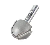 Trend Taglierina professionale a calotta, raggio 10 mm, gambo da 1/4", diametro di taglio 20 mm e lunghezza di taglio 18 mm, punta in carburo di tungsteno, 13/3 x 1/4TC