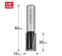 Trend TRETR40D12TC - Tendenza x 15 x 25 mm tct tr40d significa due lunghi flauto pin taglierina