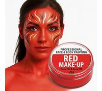 Trendandstylez Trucco professionale da teatro, 25 g, 14 colori, per il viso e il body painting, per carnevale, Halloween e cosplay, delicato sulla pelle, Dermatest, trucco per donne, uomini e bambini