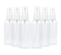 TRENDBOX Confezione da 6 flaconi spray vuoti in plastica trasparente a nebbia fine (confezione da 6 - 120 ml)