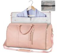 Trendfetchus Foldable Travel Bag 2.0, Trendfetchus Foldable Travel Bag with Wheels, Expandable Duffel, Large Capacity Leather Waterproof Travel Bags, with Shoe Dust Bag for Travel (#3)