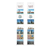trendfinding Portafoto da parete personalizzabili - 8 tasche da 11,4 x 16,2 cm/formato C6 - orizzontale - 2 pezzi
