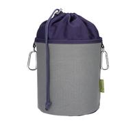 trendfinding Sacchetto per mollette in tela con 2 moschettoni per 200 mollette, extra grande e stabile, grigio Oxford blu