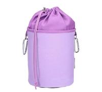 trendfinding Sacchetto Porta-mollette per bucato in Cotone - da Appendere - con moschettone - Viola