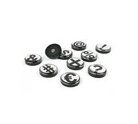 Trendform e ferramenta Segni circolari/Simboli Ufficio magneti, Set da 10